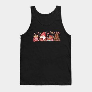 Gingerbread Christmas Sweatshirt Tank Top